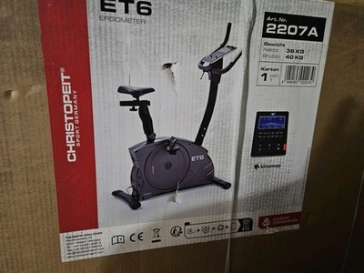 Ergometer Heimtrainer Fahrrad, Fitness Bike, Trimmrad Christopeit ET6