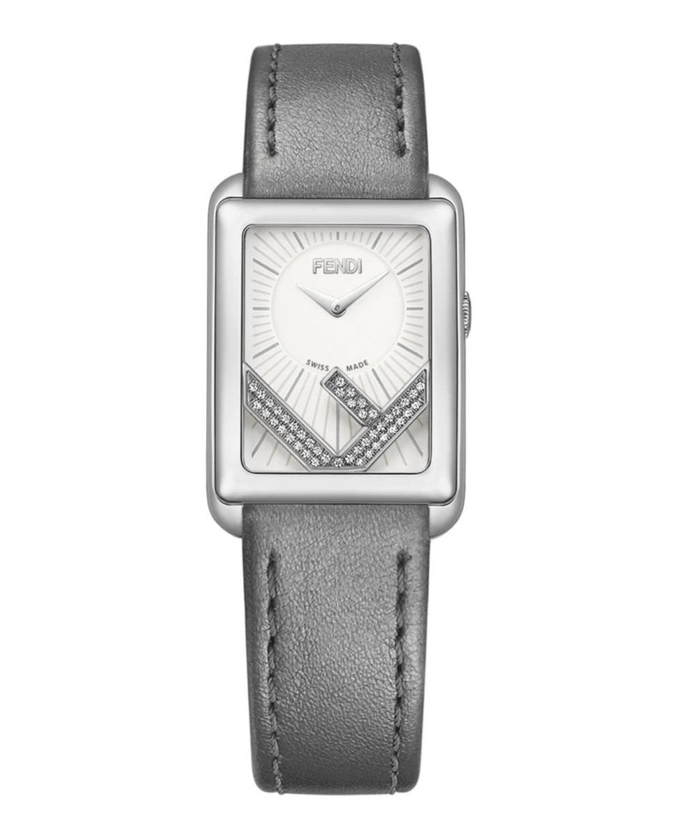 Fendi Stainless Steel Band Rectangle Wristwatches for sale  display picture 1