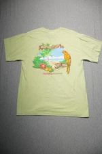 Rainforest Cafe Shirt Women Medium Green Walt Disney World Resort Parrot Graphic