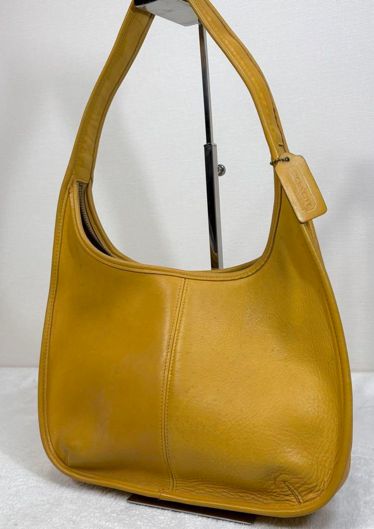 COACH Ergo #9025 Zip Hobo One Shoulder Bag Vintage Brown