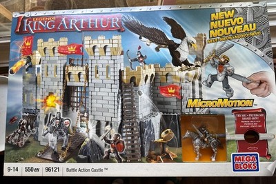 Mega Bloks 96121 Legends King Arthur Battle Action Castle NEW
