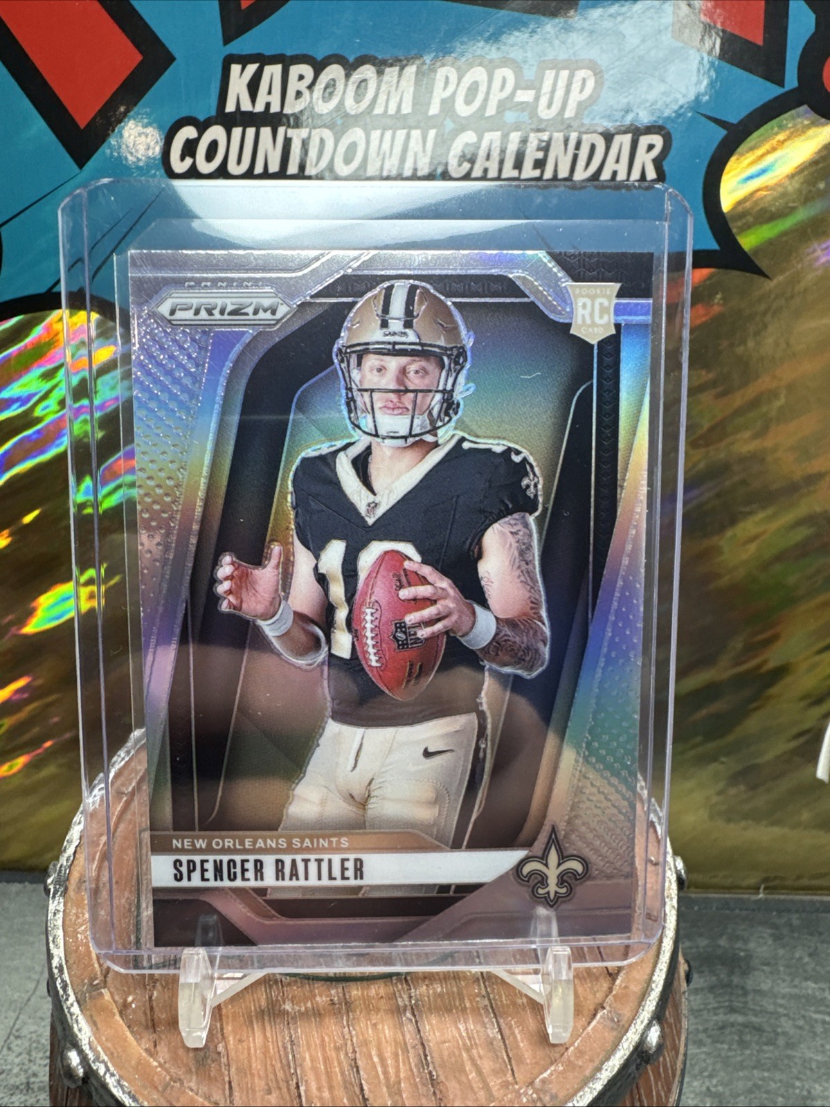 2024 Panini Prizm Spencer Rattler Rookie Silver Prizm Variation RC SSP Saints