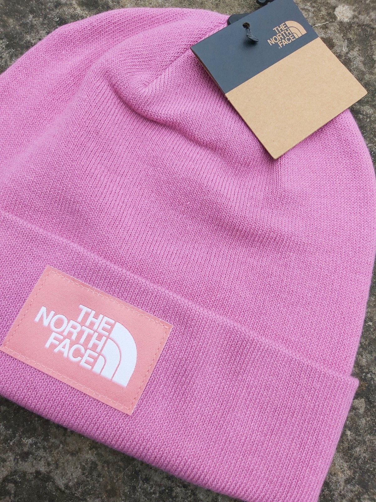 Genuine THE NORTH FACE Mauve Dockworker BEANIE Toque Hat Unisex NFbox2