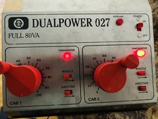 MRC Dualpower O27 DUAL Train Transformer Layout FULL 80 VA Railroad Railway Toy