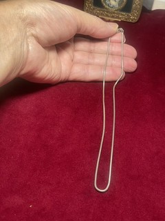 Superbe Chaîne En Argent Massif 40Cm