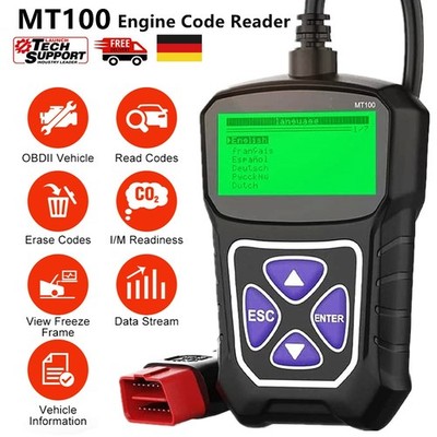 OBDPROG MT100 OBD2-Scanner: Motorfehler-Check & Auto-Fehlercodeleser