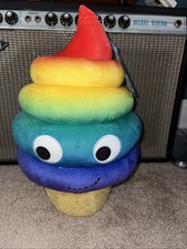 YUMMY WORLD RAINBOW SOFT SERVE SALLY ICE CREAM 16 PLUSH New With Tags Kidrobot