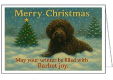 Barbet - Christmas Cards - Set of 6
