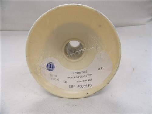 COATS ULTRA DEE BONDED POLYESTER THREAD SPOOL DB 92 TEX 90 RED ORANGE 6006510 - Picture 5 of 6