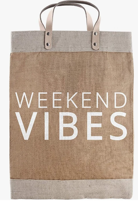 Weekend vibes online tote