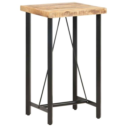 VidaXL Bar Table 60x60x107 cm 2024 Rough Mango Wood HOT