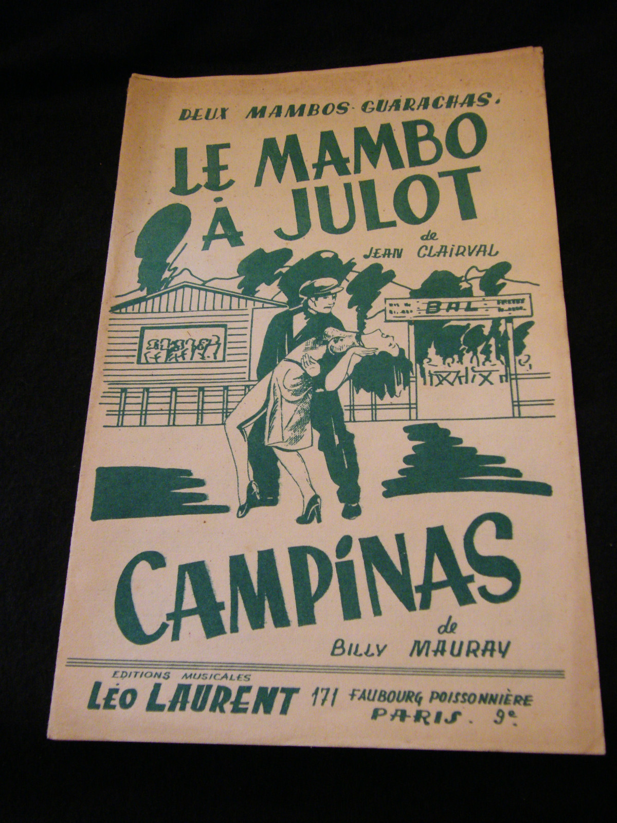 Mambo Partition À Julot Clairval Campinas Mauray Music Sheet