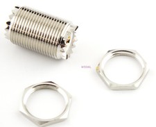 UHF Female to UHF Female Coax Adapter Connector 1" Bulkhead - USA Ham Radio