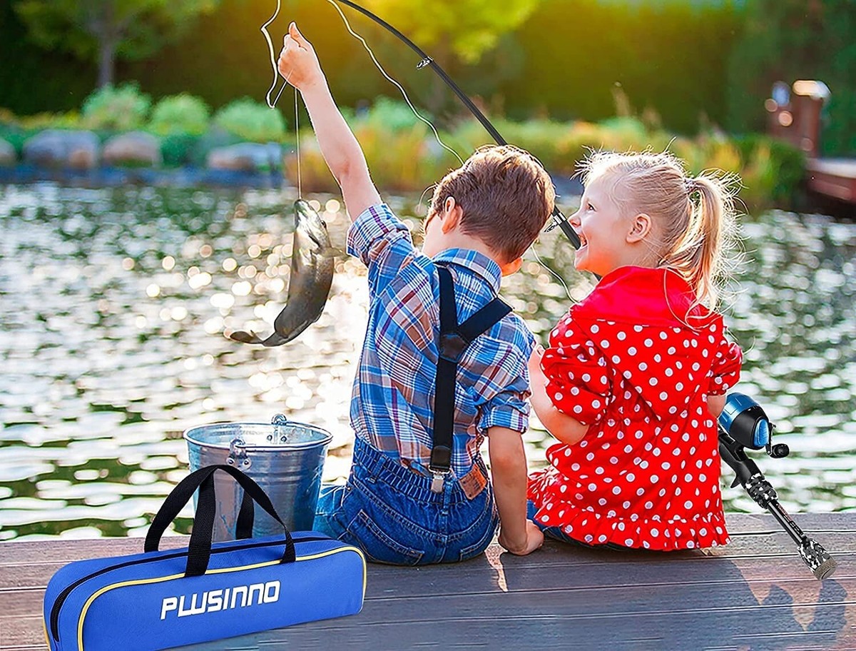 plusinno youth fishing combo