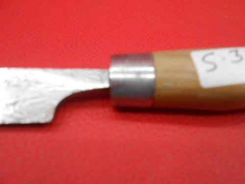 Cuchillo de mesa de acero Damasco hecho a mano personalizado mango de madera de teca piezas C031 - Imagen 7 de 10