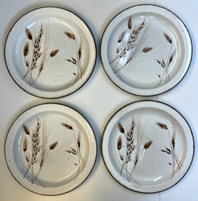 Midwinter Stonehenge WILD OATS 4x  Essteller, Speiseteller, ca. 26,5cm Ø