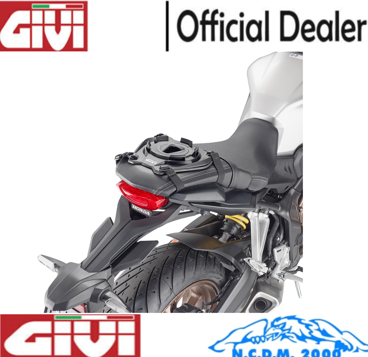 Base Aggancio Universale Per Borse Tanklock - Givi S430 Per Sella Moto, Made In Italy - Foto 6