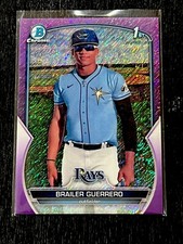 2023 1st Bowman Chrome Purple Refractor Baseball #BCP-240 Brailer Guerrero /250