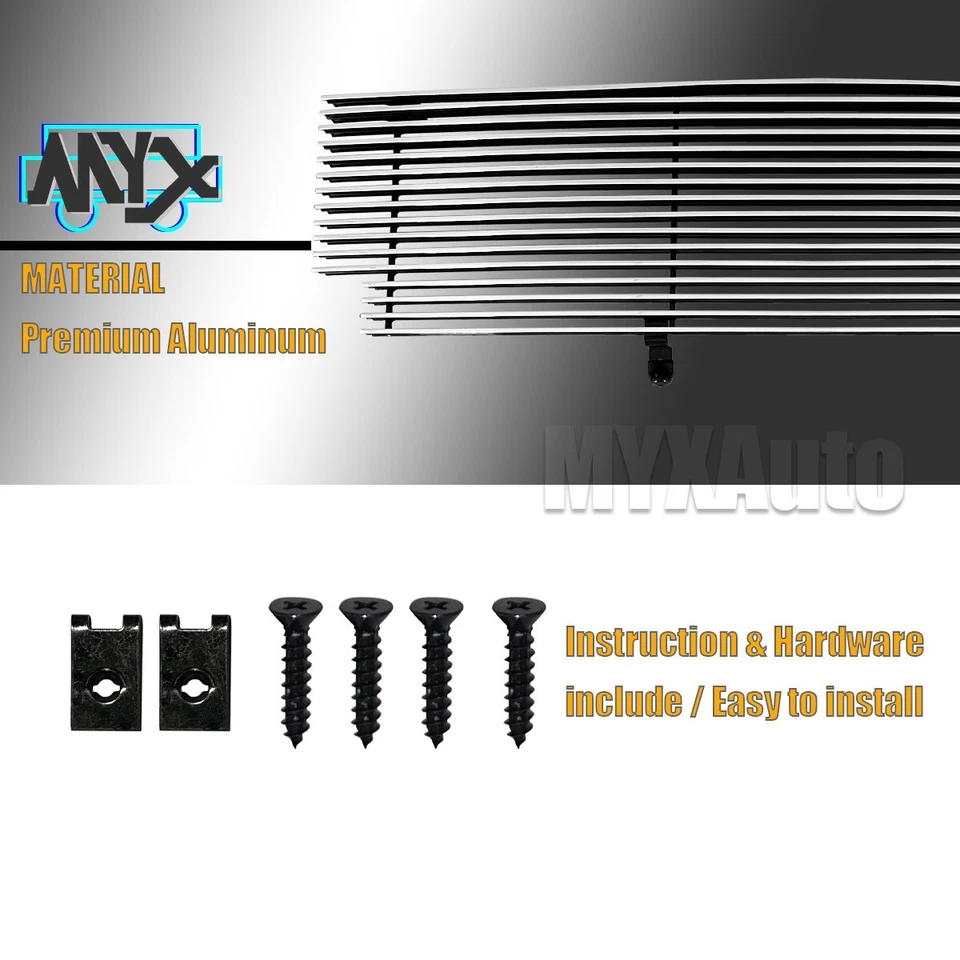 Fits 2001-2003 Ford Ranger XLT / XL 2WD Shell Closed Billet Grill Upper Grill Foto 4 de 4