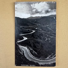 Topanga Road, California REAL PHOTO Los Angeles County, Old Postcard