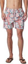 Columbia Men's PFG Rambler Water Short  Sandalwood Pink Botanicraze  X-Large.