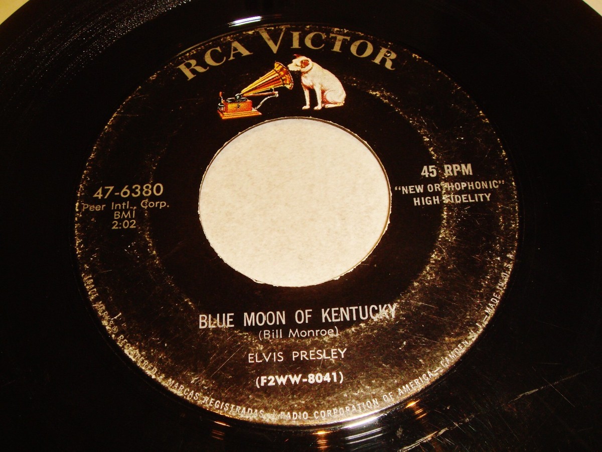 Elvis Presley That's All Right / Blue Moon Of Kentucky 45