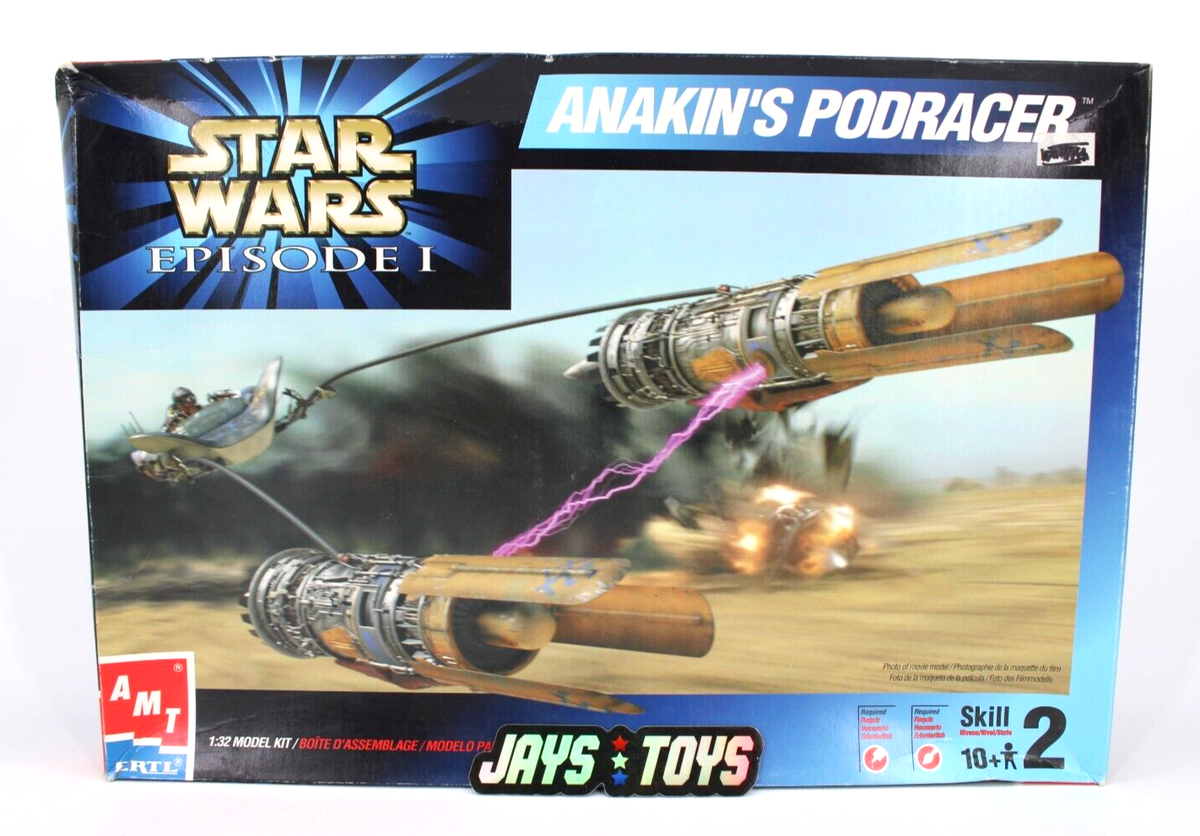 AMT ERTL Star Wars Episode 1 Anakin's Podracer Plastic Model Kit