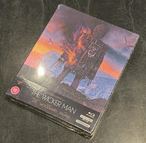 The Wicker Man 50th Anniversary 4K Steelbook - 4 Disc Set - UK Release