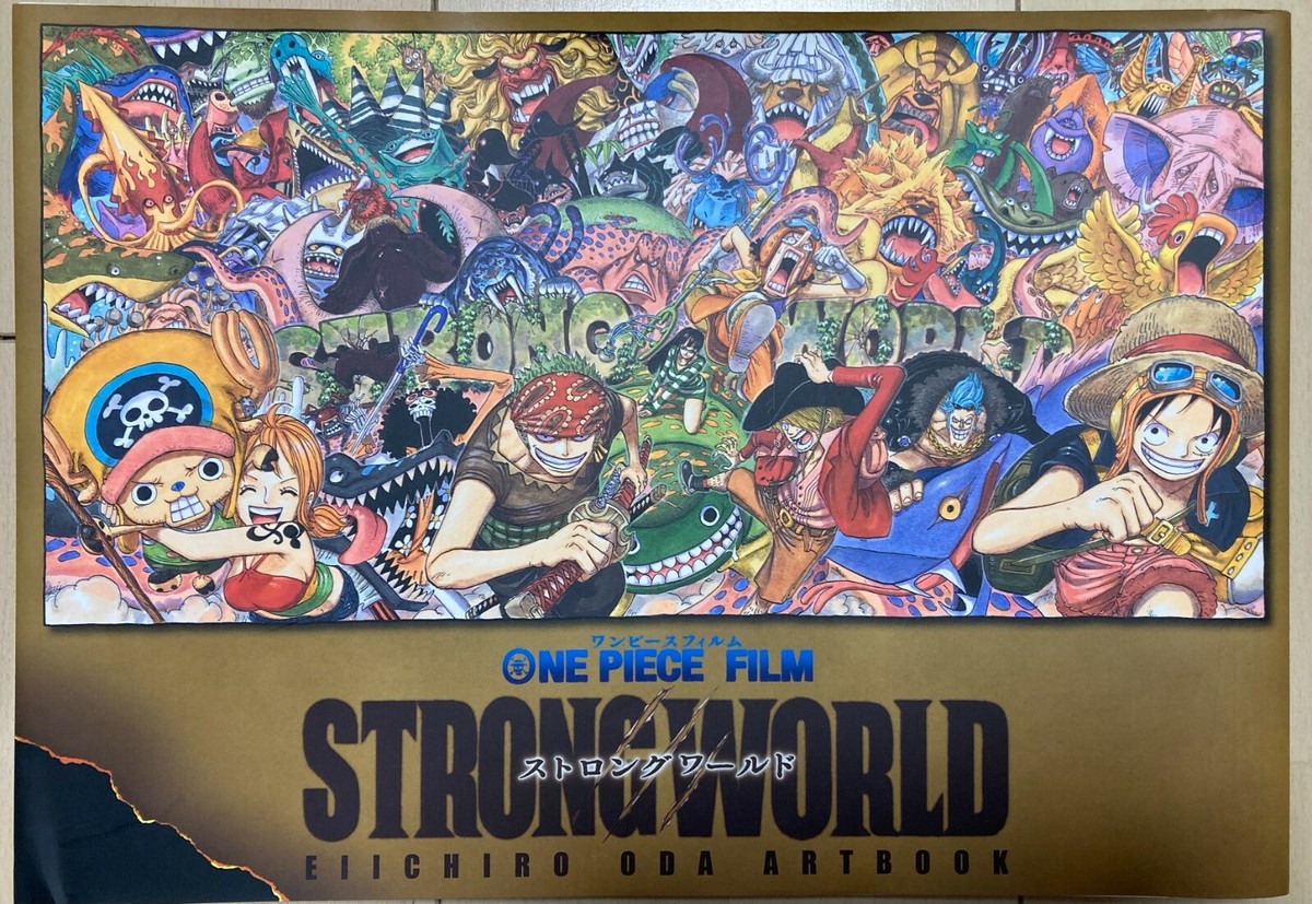 One Piece Film Strong World Eiichiro Oda Artbook Illustration Book