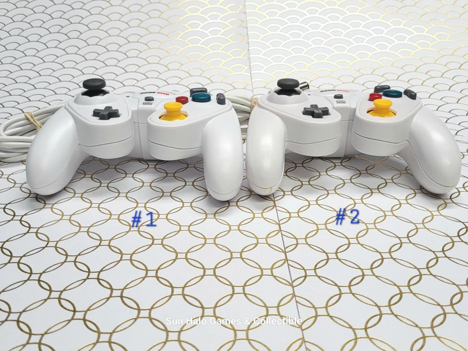 GameStop White Pelican G3 Wired Turbo GameCube/Wii Controller - TESTED - Image 4 of 4