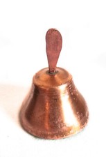 Copper Bell Paperweight Vintage Copper Harbor, MI  Souvenir Bell-shaped 3" X 2"