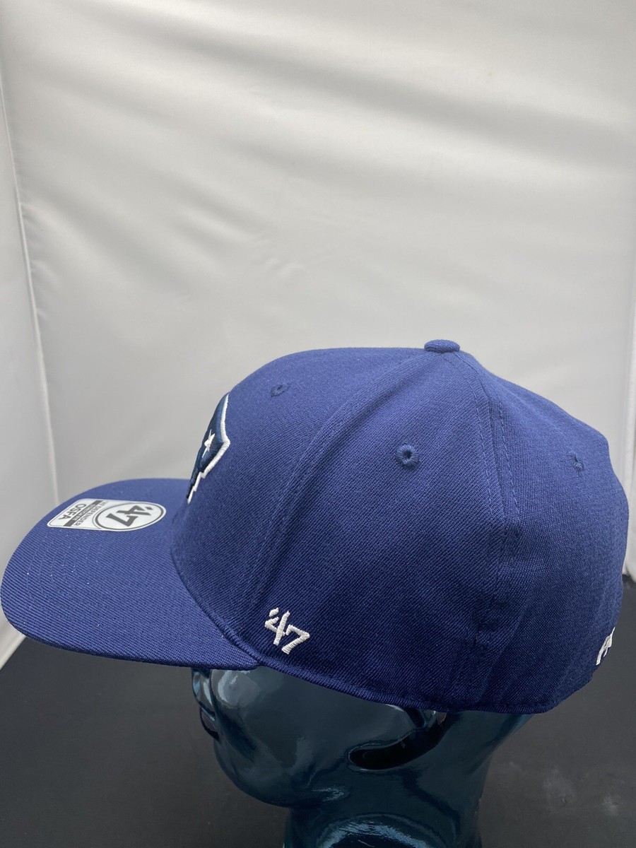 \'47 Brand New England Patriots NFL Navy Blue Perforated Performance Hat OSFA Men main image 3