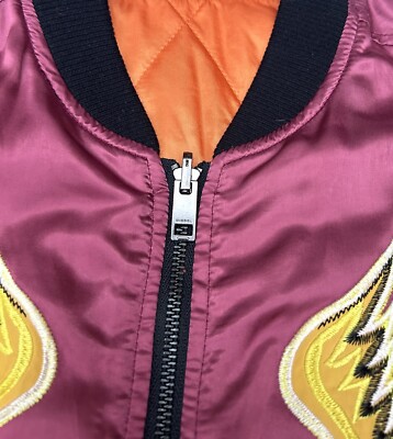 Diesel Wild Spirit Embroidered Satin Souvenir Sukajan Reversible