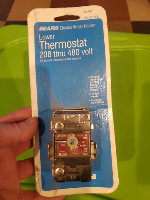 Sears - Electric Water Heater LOWER THERMOSTAT no. 9000507- 208 thru 480V -  NOS | eBay