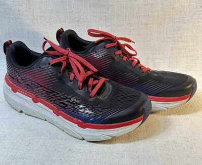 Skechers GoRun Mens 10 Air Cooled Goga Mat Red & Black Shoes  display picture 1