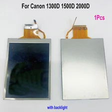 LCD Screen Display with Backlight Assy For Canon EOS 2000D ,Rebel T7 Repair Part