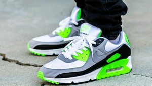 air max 90 lime green and grey