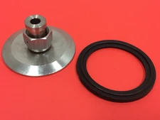 Tri-Clamp 2-1/2" - End Cap Tube Fittings Connection w/Rubber Gasket