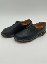 Dr Martens Crazy Horse Oxford Shoes Size 5 Black Leather Low Casual Lace Up