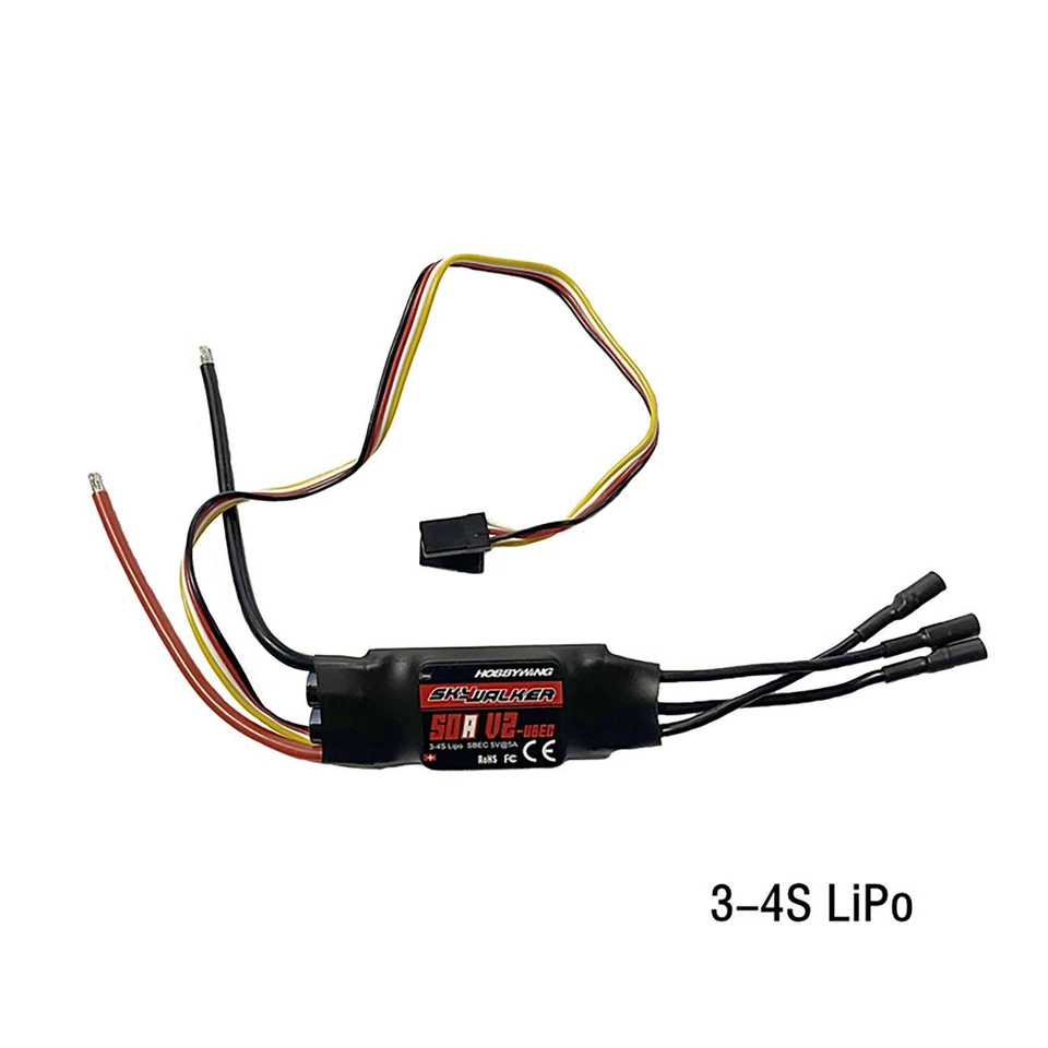 Hobbywing 50A UBEC for 3-4S Lipo Battery RC Tractor Car Trailer Dumper Truck - Image 2 of 3