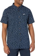 Sz SM - Columbia Men's Rapid Rivers Short Sleeve Shirt Camp Icon AM0094-466