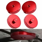 For Corvette C5 C6 C7 C8 Z06 ZR1 Red Leave In Lift Jack Pads Jacking Pucks USA