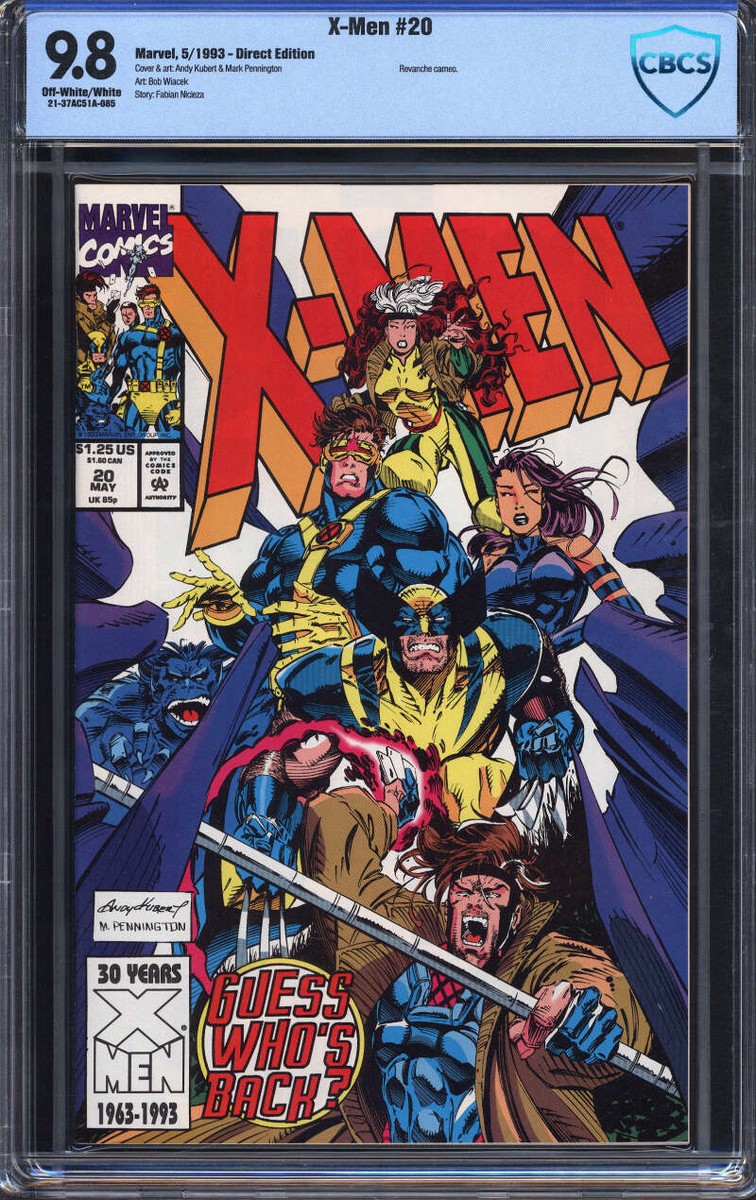 X-MEN #20 CBCS 9.8 OW/WH PAGES // MARVEL COMICS 1993 | eBay