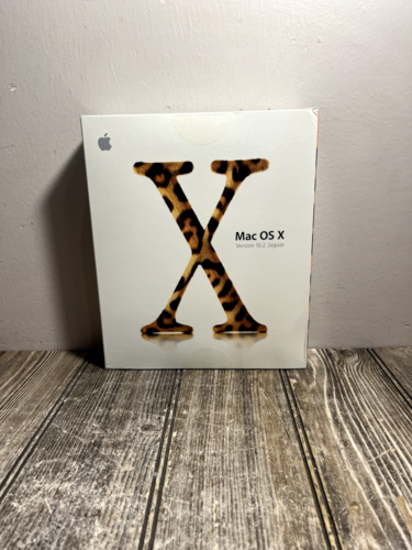 Apple Mac OS X wersja 10.2 Jaguar -✅ Nowy, ZAPIECZĘTOWANY ✅ - Zdjęcie 1 z 5