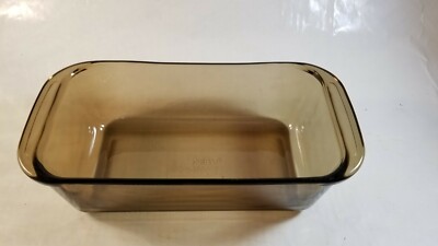 PYREX Vintage Number 213 Loaf Bread Pan Dish Amber Baking Dish 1 1/2 Quart