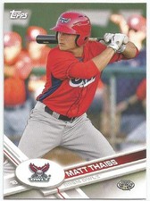 Matt Thaiss LA Angels 2017 Topps Pro Debut 
