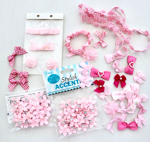 Used-Mini Bows/ Scrapbook & Card making Embellishments
