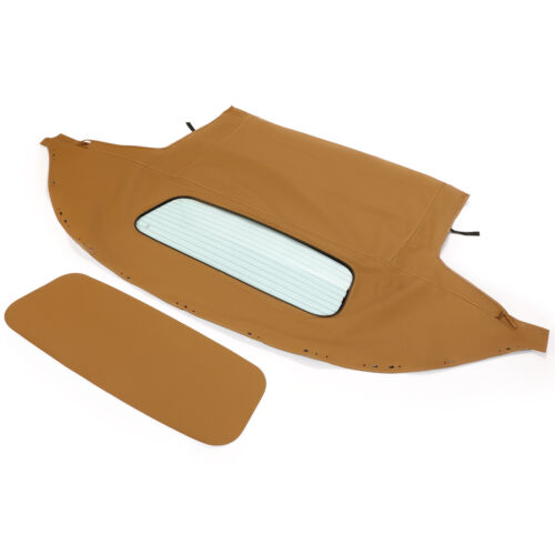 Fit 1990-2005 Mazda Miata Convertible Tan Soft Top & Heated Glass Window - Picture 13 of 13