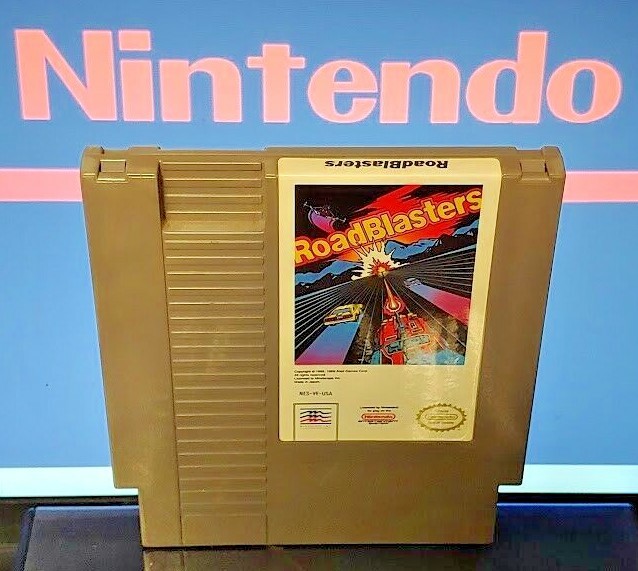 Roadblasters Nintendo NES Game Rare Tested Works Great Authentic Road