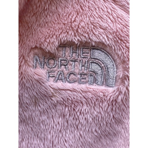 The North Face Jacket Girls Large 14/16 Fleece Cozy Full Zip Soft Fuzzy Pink - Picture 4 of 10